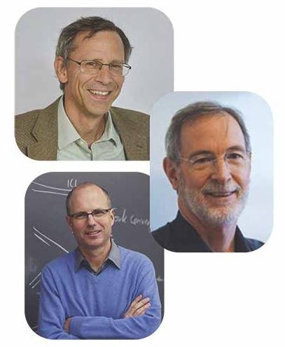 3 images of men smiling